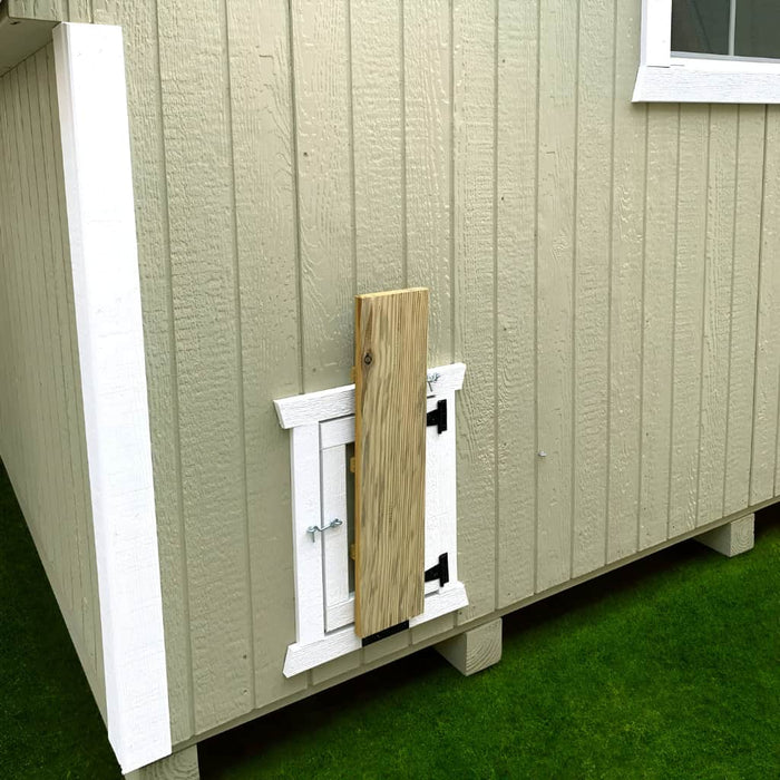 Little Cottage Company - Round Roof Chicken Coop Kit - Door Ramp
