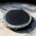 Master Flame Round Snuffer Cover in Galvanized Metal
