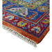 Rug corner and fringe detail