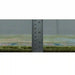 Detailed view of the rug edge beside a ruler