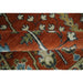 Folded rug showing the pile and edge construction.