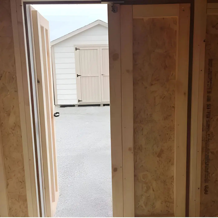 Little Cottage Company - Sara's Victorian Mansion Playhouse Kit - Interior View of Door