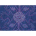 Closeup of the rug’s tufted floral texture