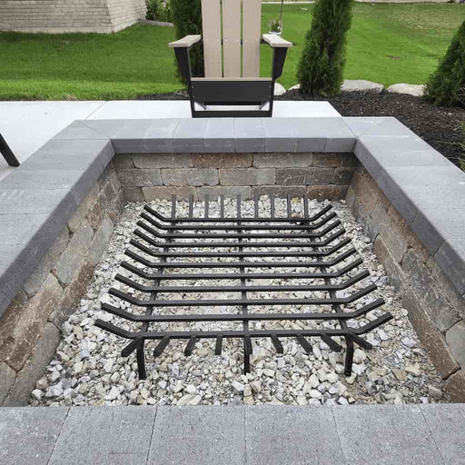 Master Flame Square Fire Pit Grate Carbon - Sample