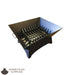Master Flame Square Fire Pit with Grate Carbon Steel 