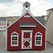 Little Cottage Company - Stratford Schoolhouse Playhouse Kit - Front