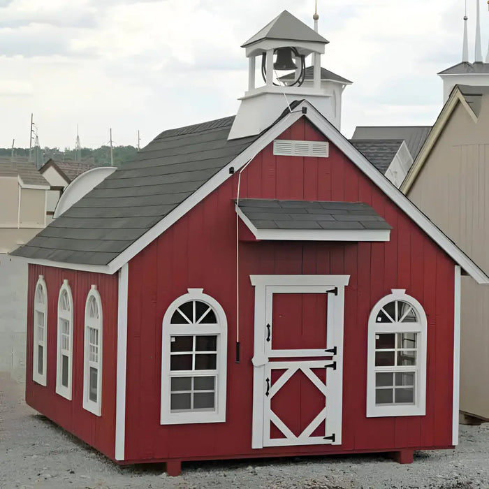 Little Cottage Company - Stratford Schoolhouse Playhouse Kit - Full View