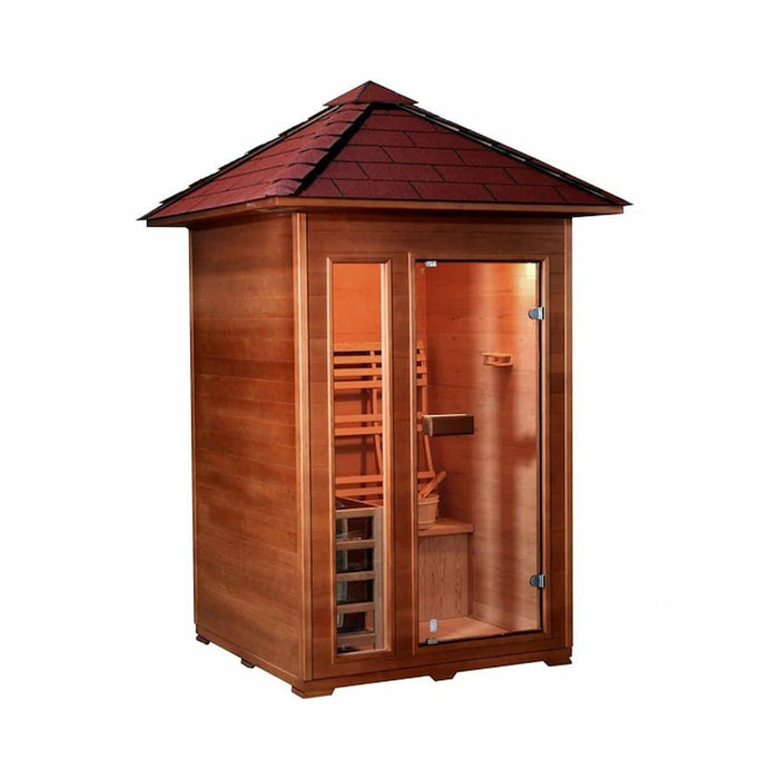 Sunray - Bristow 2-Person Outdoor Traditional Sauna - Right View