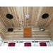Sunray - Burlington 2-Person Outdoor Infrared Sauna - HL200D - Accessories Installed