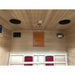 Sunray - Burlington 2-Person Outdoor Infrared Sauna - HL200D - Inside View