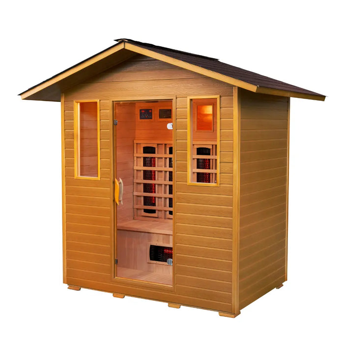 Sunray - HL400D Cayenne Outdoor Infrared Sauna - Isolated