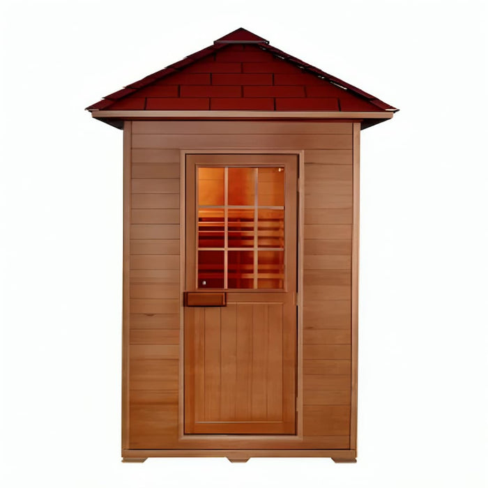 Sunray - Eagle 2 Person Outdoor Traditional Sauna - Front