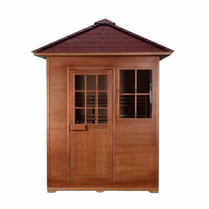 Sunray - Freeport 3-Person Outdoor Traditional Sauna - Front View