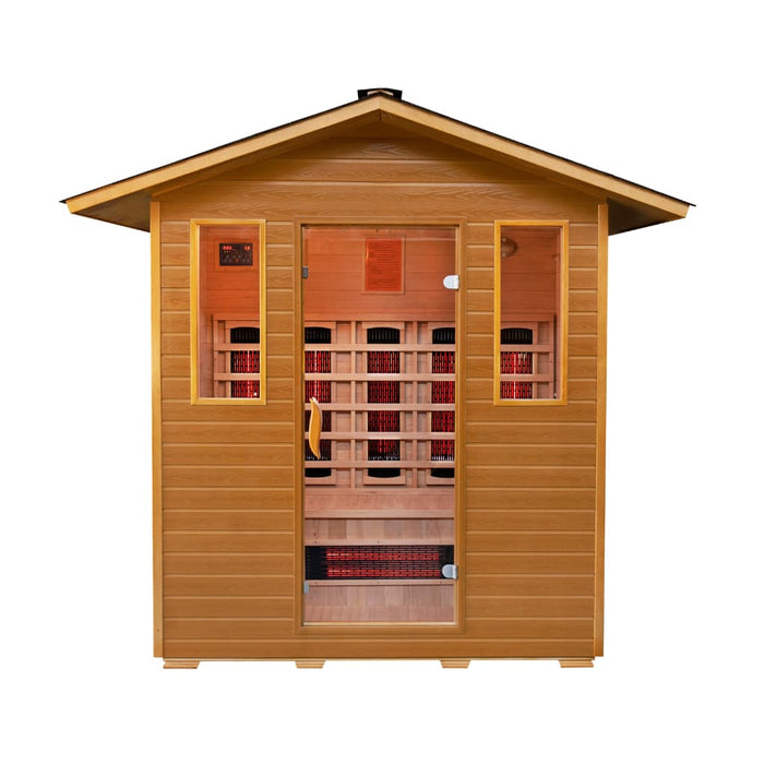 Sunray - HL400D Cayenne Outdoor Infrared Sauna - Exterior Sauna
