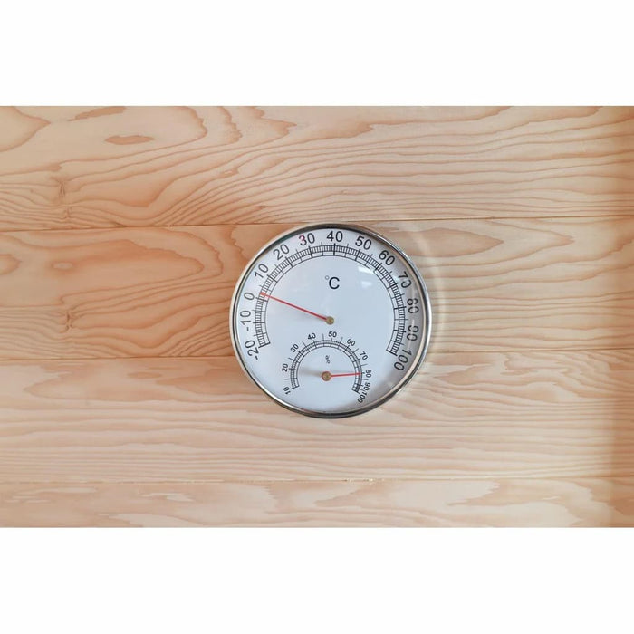 Sunray - Rockledge 2-Person Indoor Traditional Sauna - Hygrometer