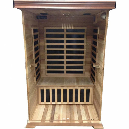 Sunray - HL100K Sedona 1-Person Indoor Infrared Sauna - Inside View