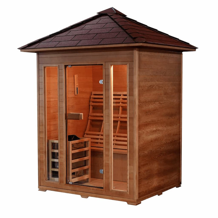 Sunray - Waverly 3 Person Outdoor Traditional Sauna