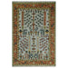 Tall rectangular Tree of Life rug cutout showing the full bordered design