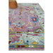 Angled close view of The Rug Decor TRDCP1036 border and fringe.