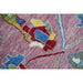 Close-up of the wool texture and motif on The Rug Decor TRDCP1036.