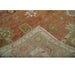 Reverse-side view showing the hand-knotted rug construction