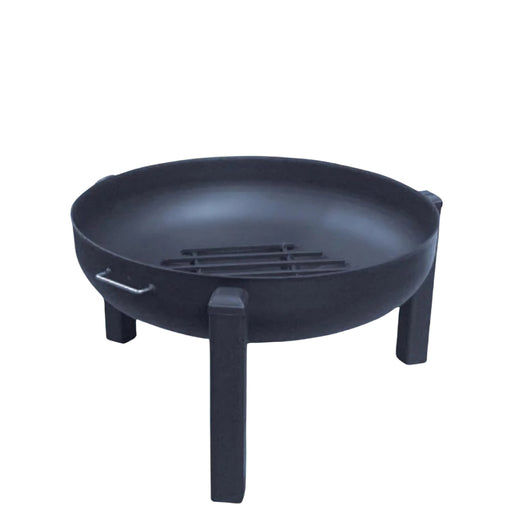 Master Flame Round Fire Pit Bowl with Tripod Base and Grate