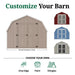 Little Cottage Co. Value Gambrel Barn 4' Sidewalls