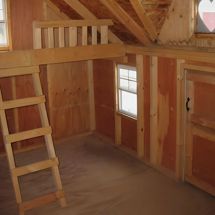 Little Cottage Company - The Victorian Playhouse Kit - Interior Full View