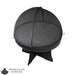 Master Flame Round Fire Pit Bowl with Standard X Base and Grate with Hybrid Steel Pivot Screen