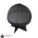 Master Flame Round Fire Pit Bowl with Standard X Base and Grate with Stainless Steel Pivot Screen