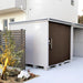 YODOKO - Premium Outdoor Large Metal Shed LMDS - Brown