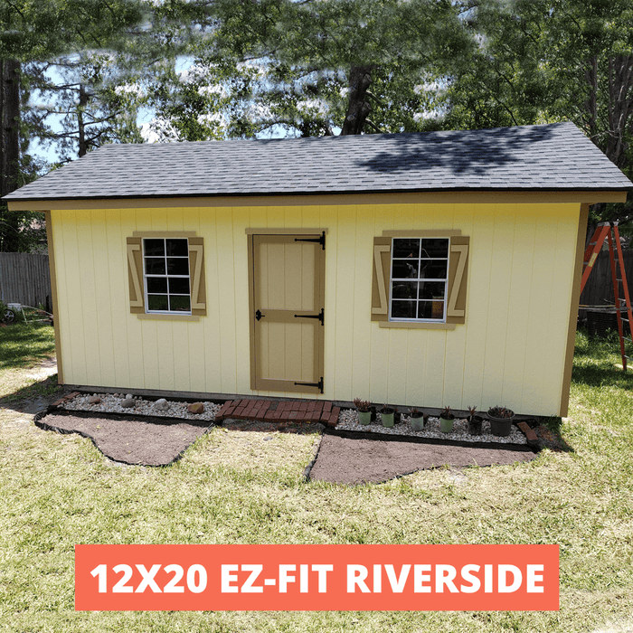 12x20 Yellow EZ-Fit Riverside Front View