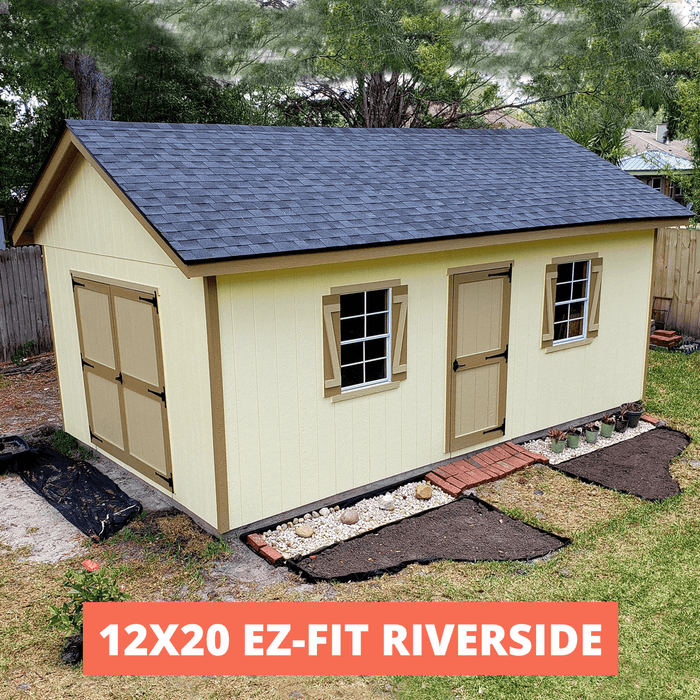 12x20 Yellow EZ-Fit Riverside Left View