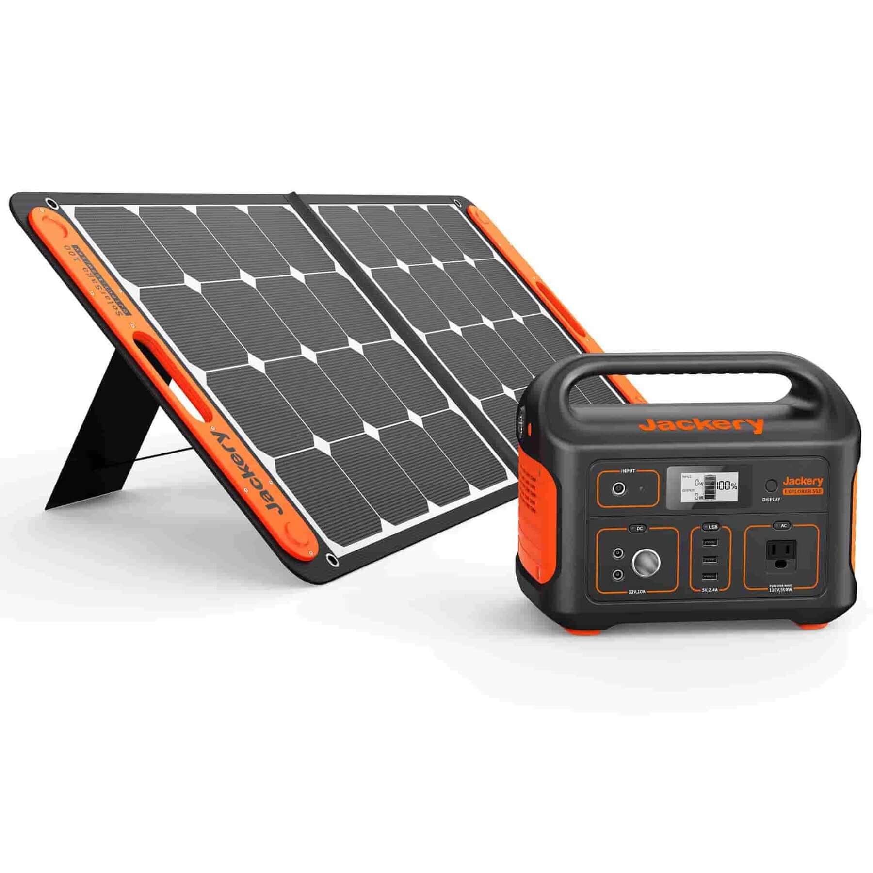 【新品】Jackery Solar Generator JSG-0304D 500W Solar Generator | Jackery Explorer 500 & SolarSaga