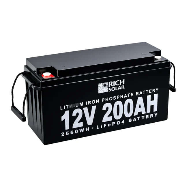 12V 200Ah LiFePO4 Lithium Iron Phosphate Battery