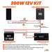 200 Watt Solar Kit with 20A MPPT Controller