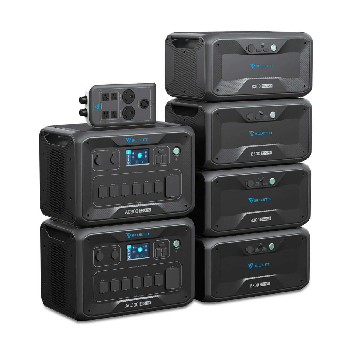 Battery Backup for Home | BLUETTI 2*AC300 + 4*B300 + 1*P030A