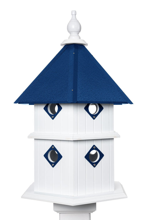 cobalt blue birdstead birdhouse chateau bird house