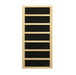Golden Designs - Maxxus "Trinity" Dual Tech 3-Person FAR Infrared Sauna Low EMF in Canadian Hemlock - Panel