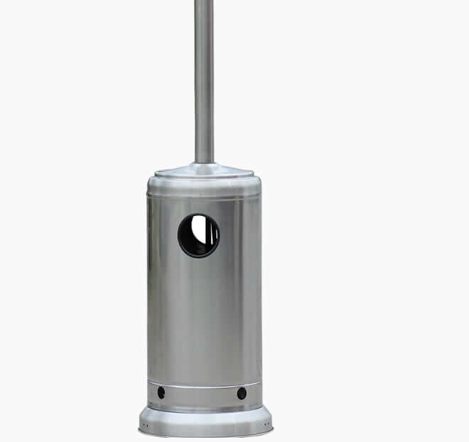 RADtec 96" Real Flame Patio Heater - Stainless Steel