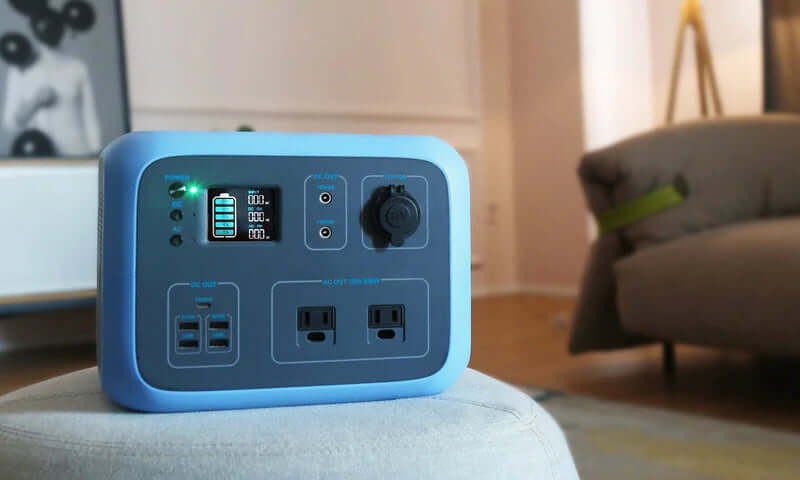 BLUETTI AC50S PORTABLE POWER STATION | 300W 500WH - Control Buttons