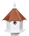 hammered copper birdstead birdhouse gardenia bird house