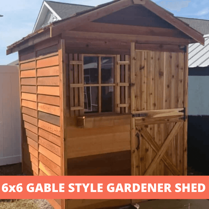 Cedarshed Gardener Small Gable Shed Kit