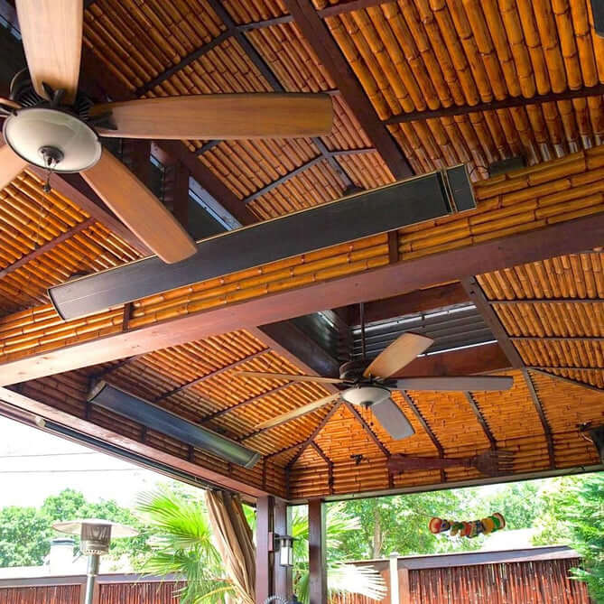 RADtec E-Series 82" Infrared Radiant Heater Outdoor Ceiling