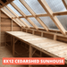 Cedarshed - 8x12 Sunhouse Cedar Greenhouse Kit - Table
