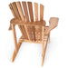 homestead cedarworks patio wooden adirondack chair back