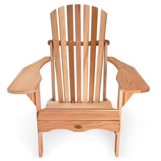 homestead cedarworks patio wooden adirondack chair front