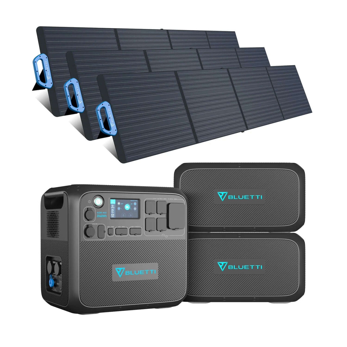 Battery Backup for Home | BLUETTI AC200MAX + 2*B230 + 3*PV200 Battery Backup for Home | BLUETTI AC200MAX + 2*B230 + 3*PV200