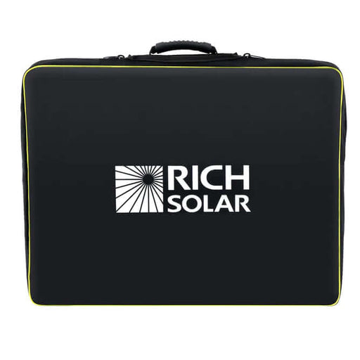 Mega 200 Watt Briefcase Portable Solar Charging Kit - Folded Front View