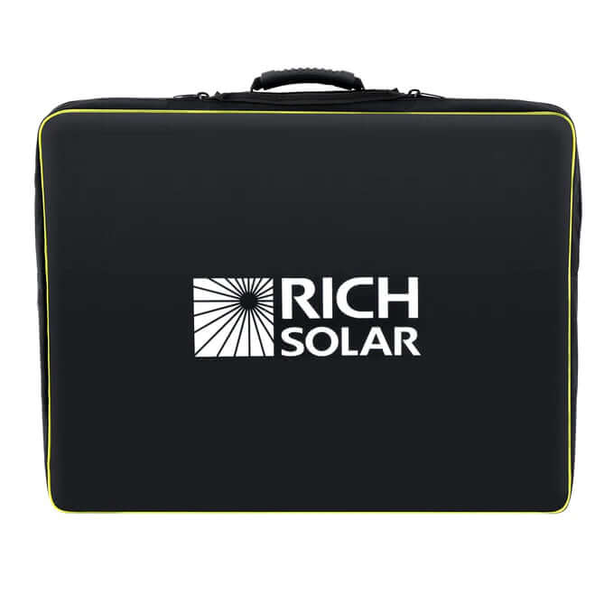 Mega 100 Watt Briefcase Portable Solar Charging Kit